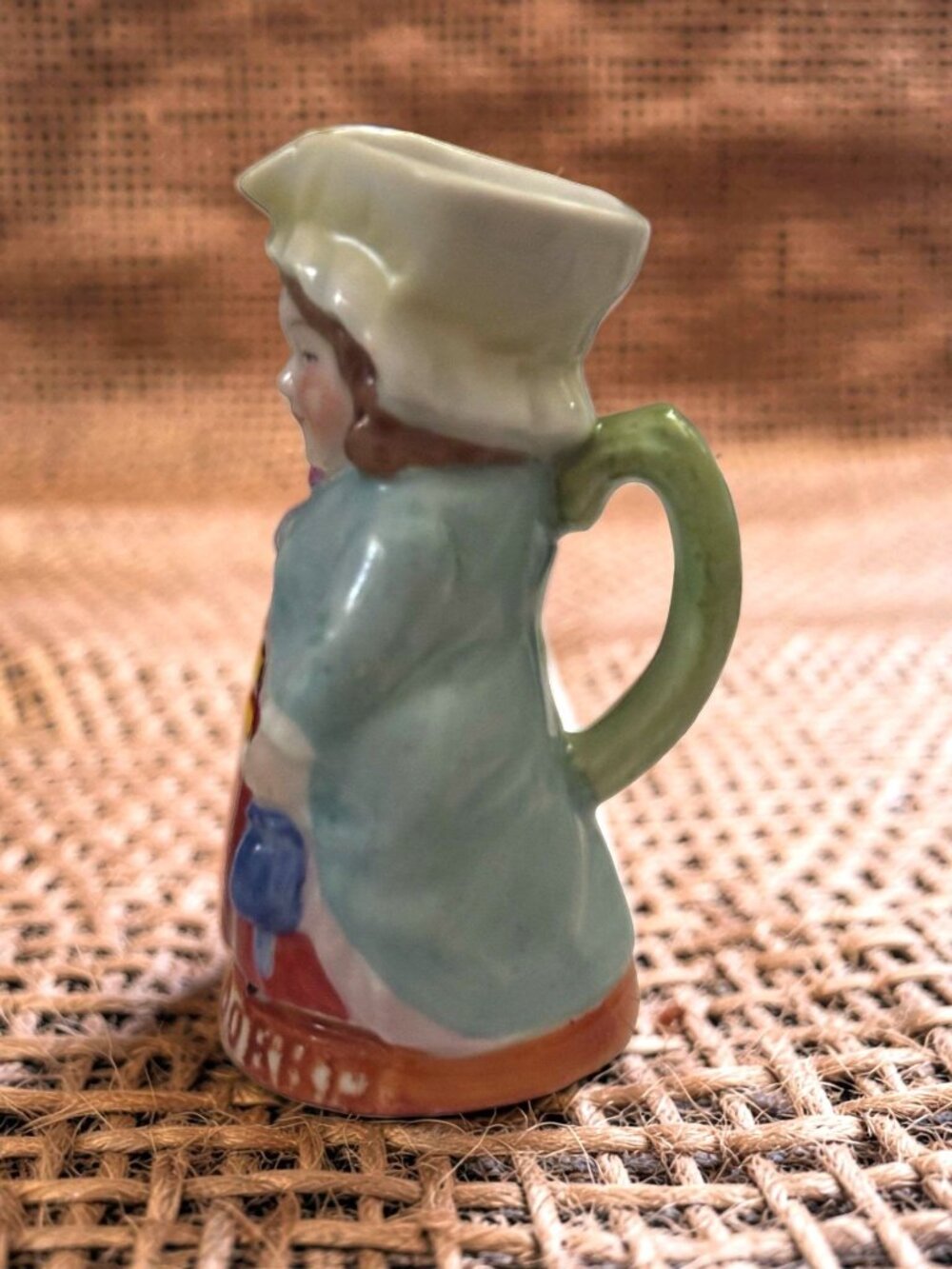 Vintage Little Dorrit Toby Creamer Made in Germany Dickens Figural Porcelain Pit - Picture 4 of 6